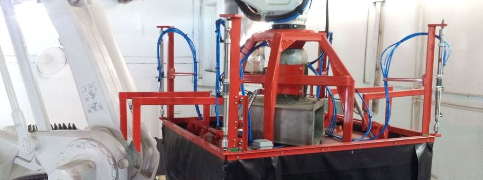 Cabezal para robot despaletizador